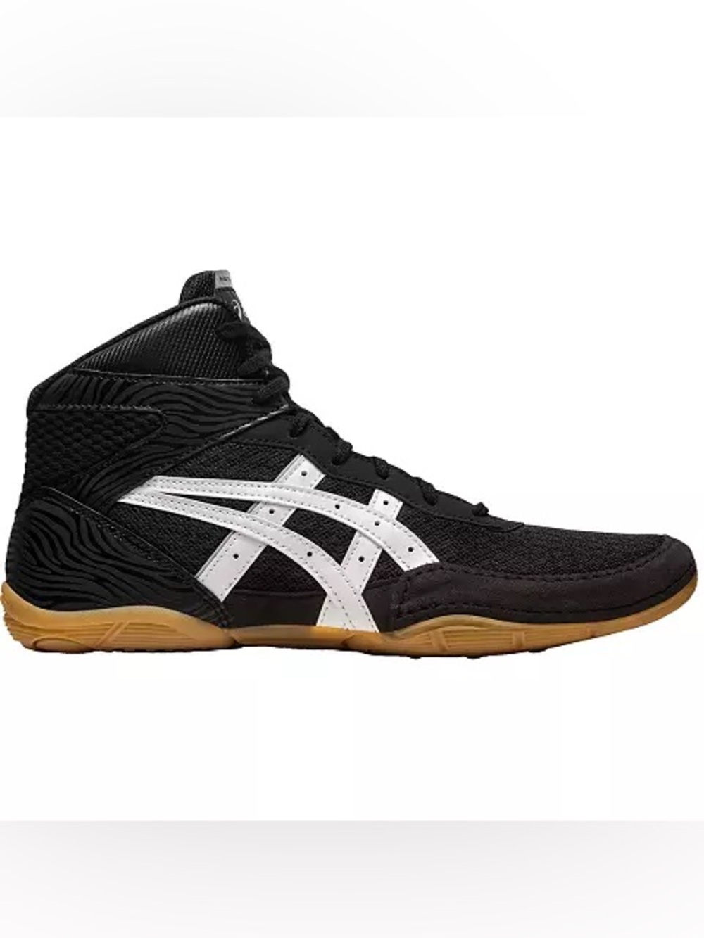 ASICS Men’s Matflex 7 Wrestling Shoes Size 7.5 Black &‎ Tan Athletic Sporty Gym